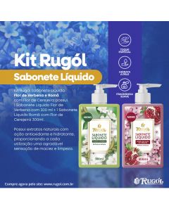 Kit Rugól Sabonete Líquido